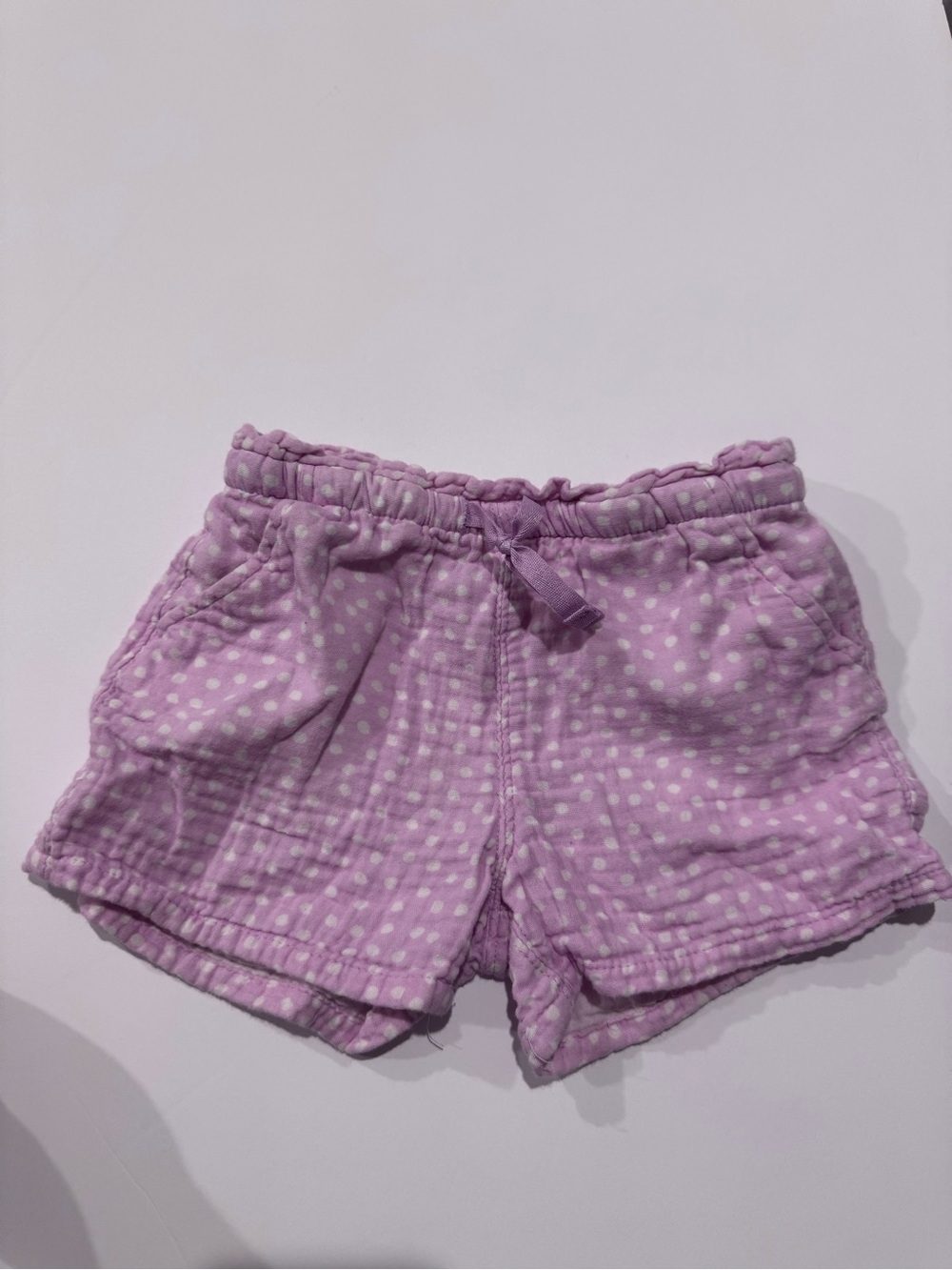 Cat & Jack Lavender Polka Dot Shorts